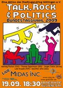 Talk, Rock & Politics des Stadtjugendring Göttingen zur Bundestagswahl