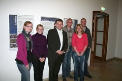 Foto (v.l.): Silvia Bäumer, Vera Jansen (BDKJ Osnabrück), Ansgar Focke, Gero Peters, Heike Wübbeler, Johannes Kröger (BDKJ Osnabrück)