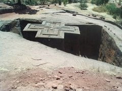 Felsenkirchen in Lalibella Felsenkirchen in Lalibella