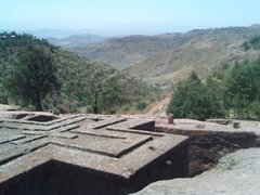 Felsenkirchen in Lalibella Felsenkirchen in Lalibella