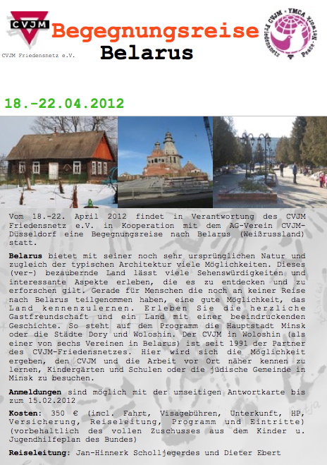 Begegnungsreise Belarus