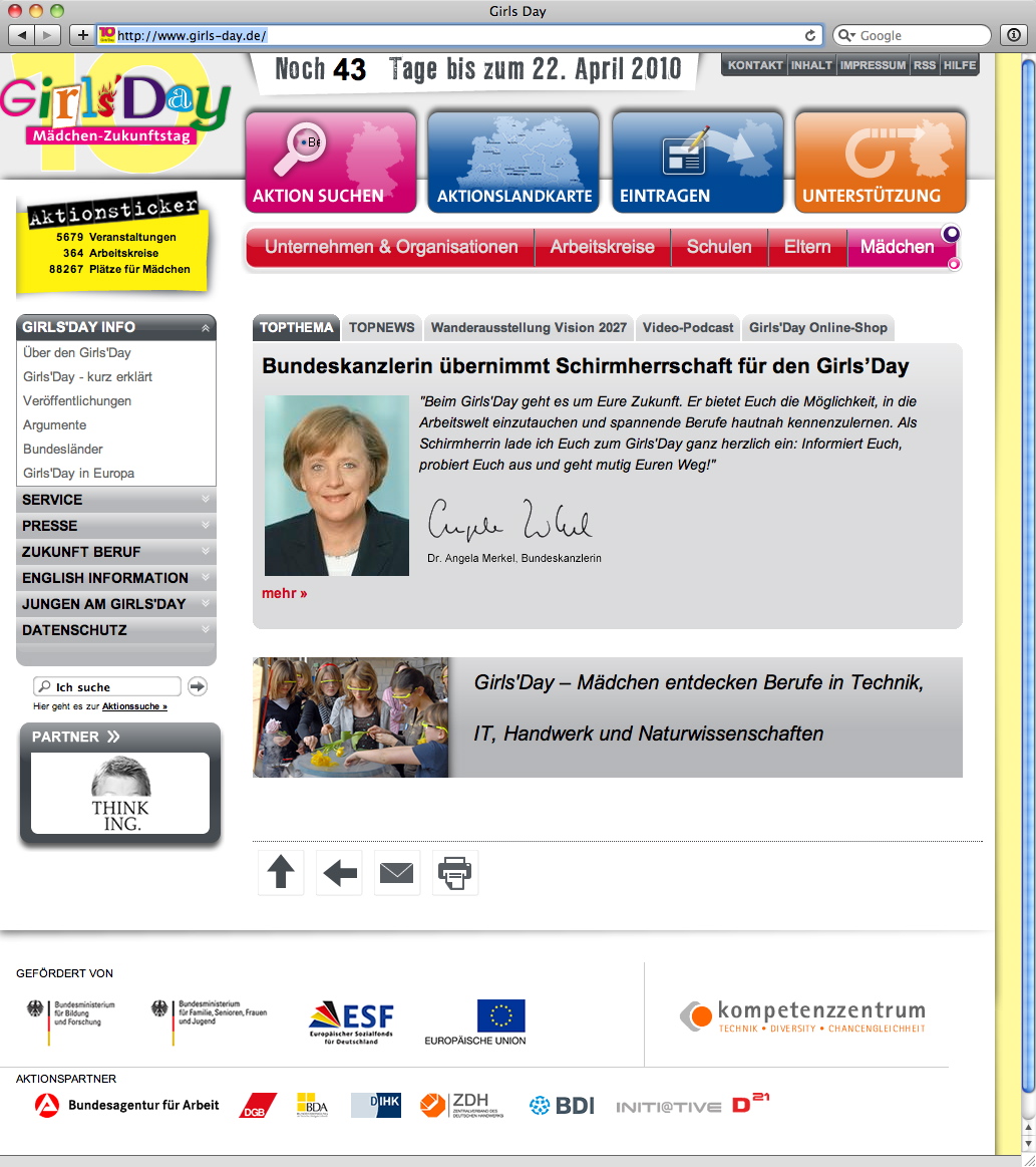 Girls'Day - Mädchen-Zukunftstag