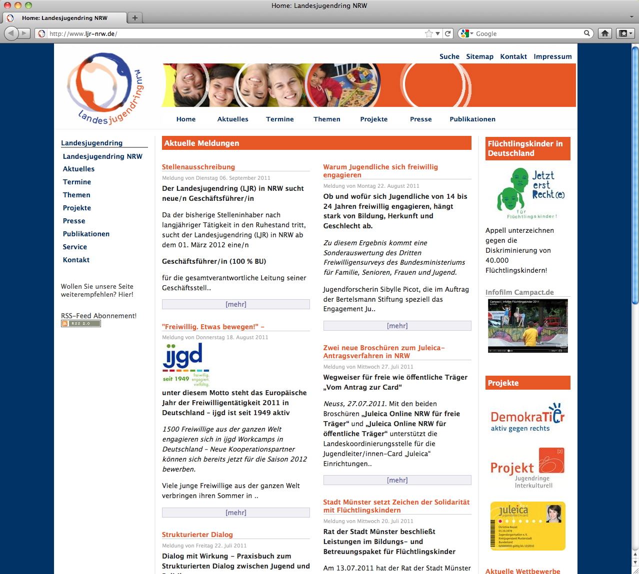 Der Landesjugendring (LJR) in NRW sucht neue/n Geschäftsführer/in