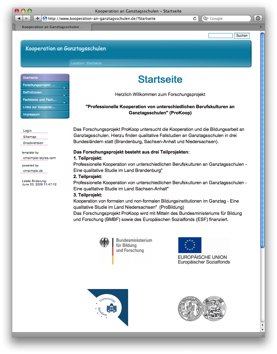 Tagung Kooperation mit Ganztagsschulen