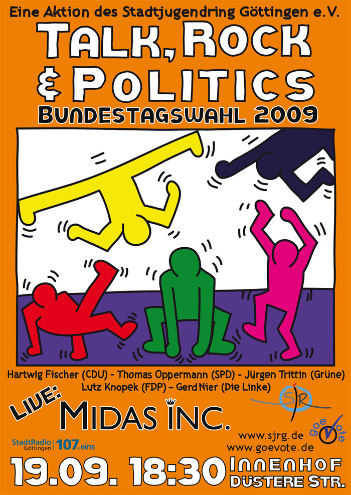 Talk, Rock & Politics des Stadtjugendring Göttingen zur Bundestagswahl