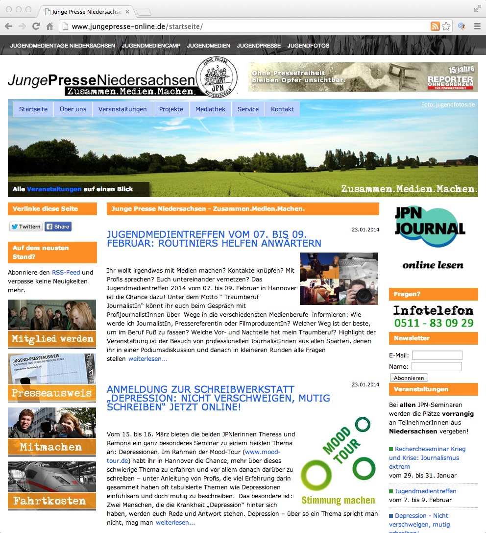 http://www.jungepresse-online.de/