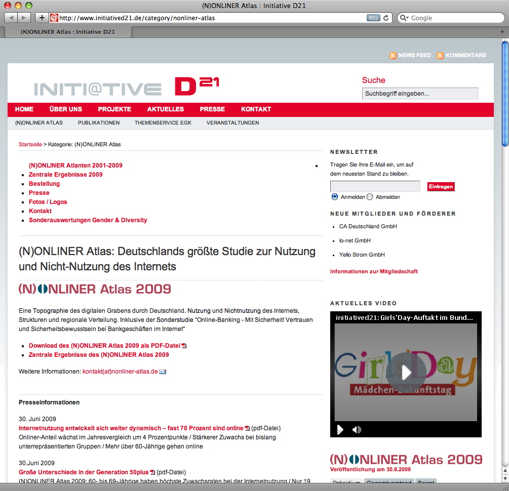 (N)ONLINER Atlas 2009