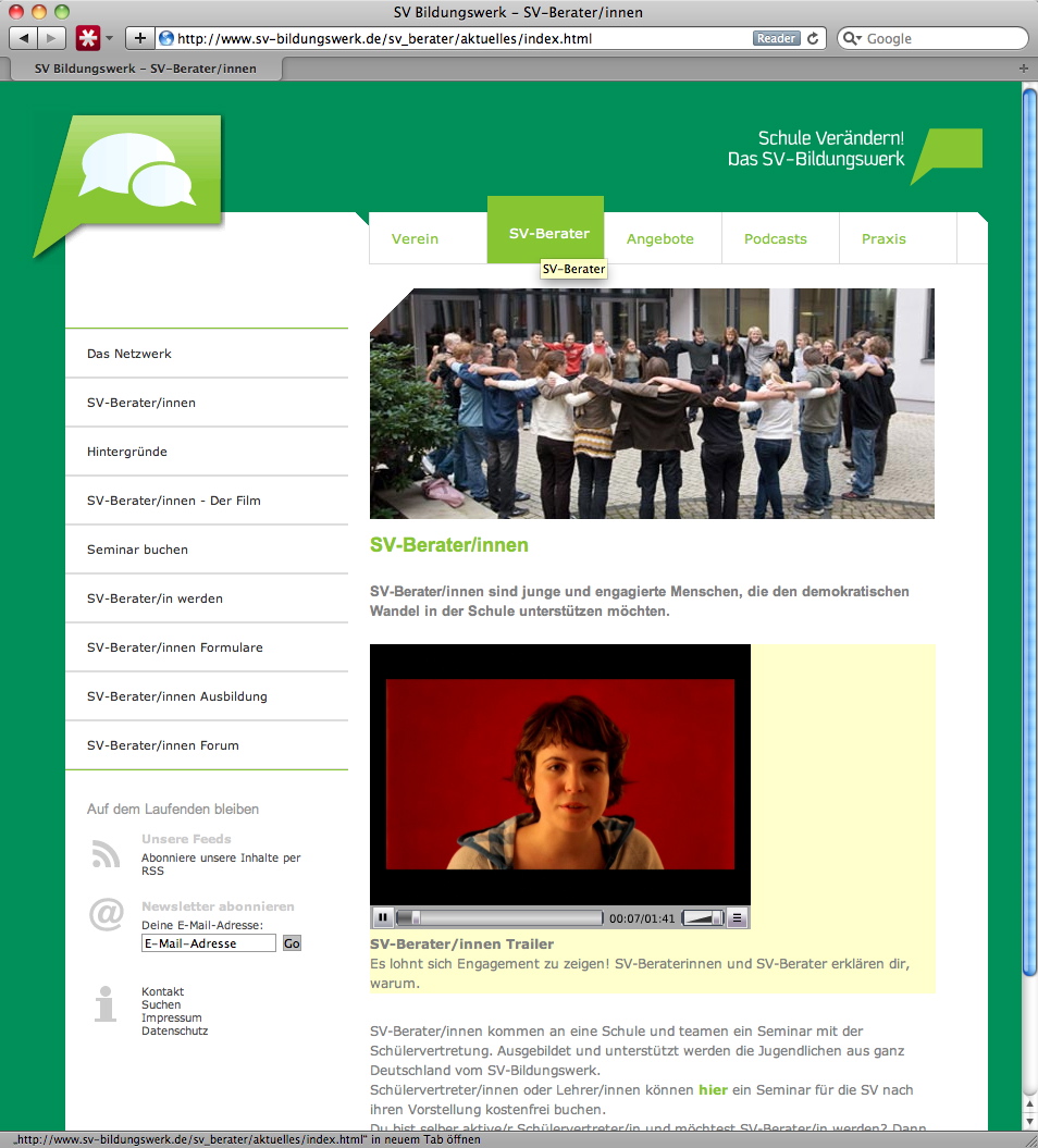 Ausbildung zu SV-Berater/innen