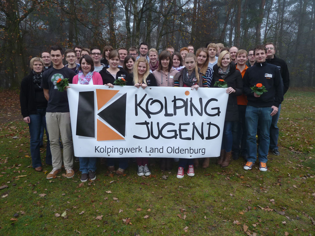 Teilnehmer/innen der Jugenddelegiertenversammlung der Kolpingjugend Land Oldenburg.
