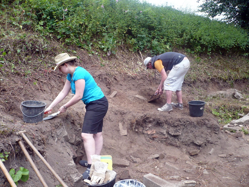 Fotos: TeilnehmerInnen des Work-Camps im Jahr 2010