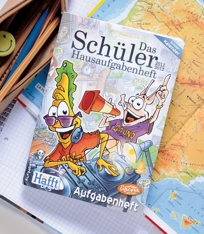 Häfftig durchs Schuljahr! Gewinne ein Hausaufgabenheft!
